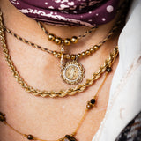 Collier Amulette Lapis Sanctus - Pierre Œil de Tigre