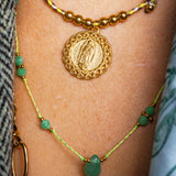 Collier Amulette Lapis Sanctus - Pierre Aventurine