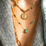 Collier Amulette Lapis Sanctus - Pierre Cornaline