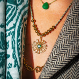 Collier Amulette Lapis Sanctus - Pierre Cornaline