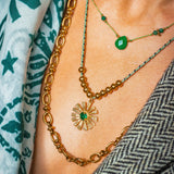 Collier Amulette Lapis Sanctus - Pierre Chrysoprase