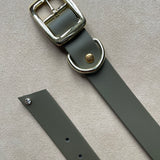 Le Collier Bijou Biothane® - Kaki 25mm