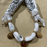 Les Colliers Bijoux | Bandanna - Blanc