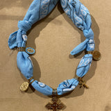 Les Colliers Bijoux | Bandanna - Bleu Ciel