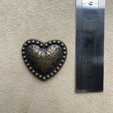 Concho à visser - Coeur Antique