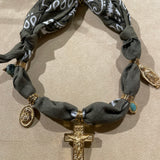 Les Colliers Bijoux | Bandanna - Kaki