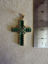 Médaille 84 - Croix Romy vert